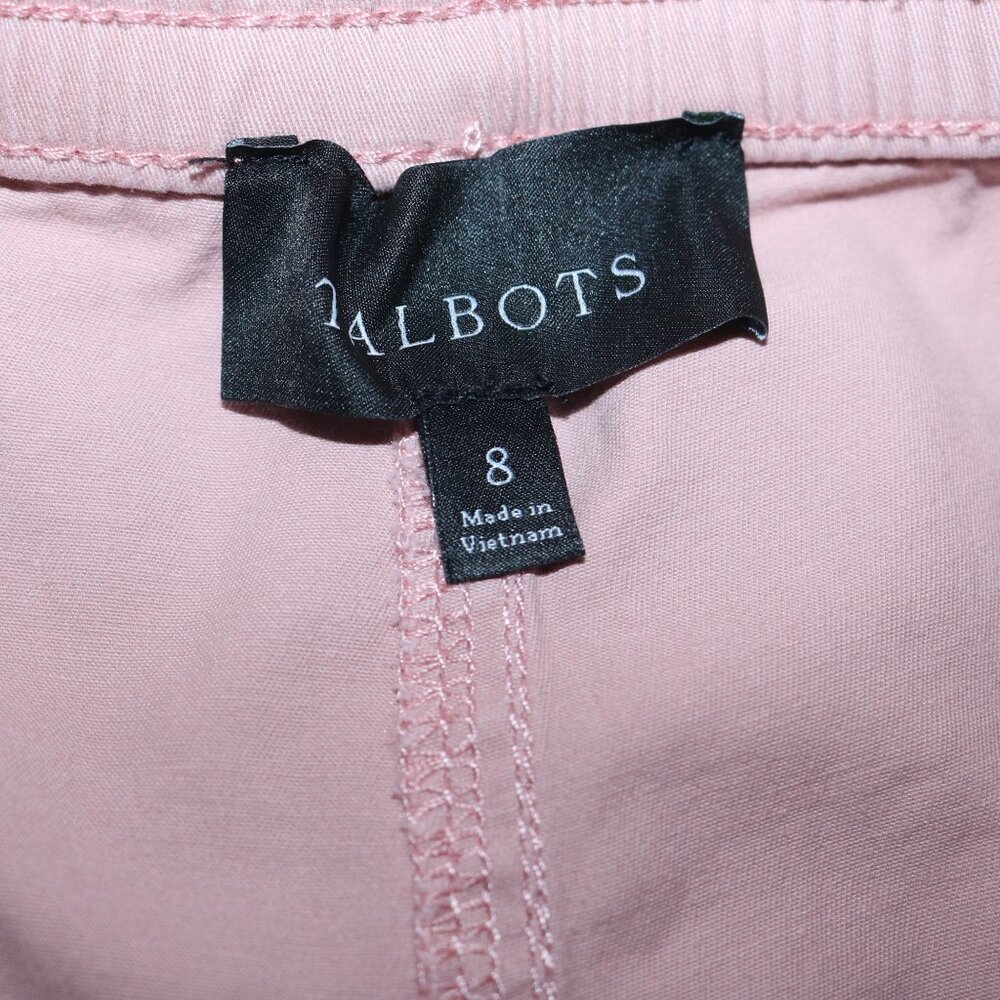 Talbots pink chino pants size 8 great shape - Picture 3 of 6